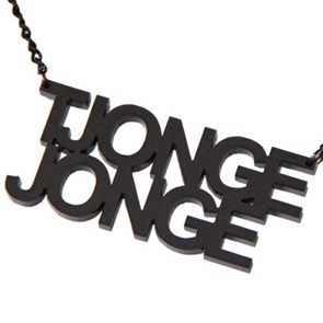 Woordketting Tjongejonge zwart*