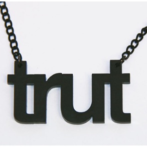 Woordketting Trut zwart*