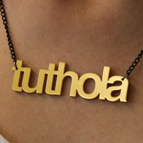 Woordketting Tuthola goud*