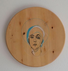Kunstwerk Klein blauw ding NIEUW