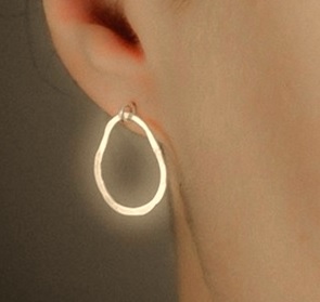 Oorbel Toutenrond goud