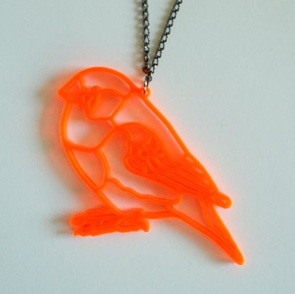 ketting orange birdie*