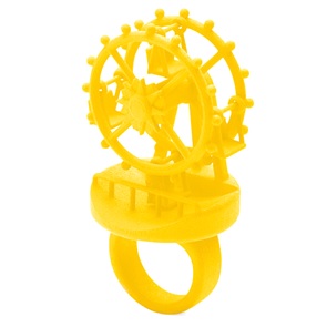 3d ring Ferriswheel geel