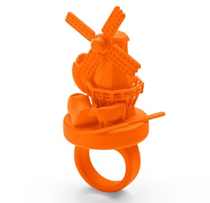 3d ring Holland oranje