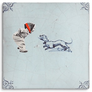 Storytiles Meisje en hondje*