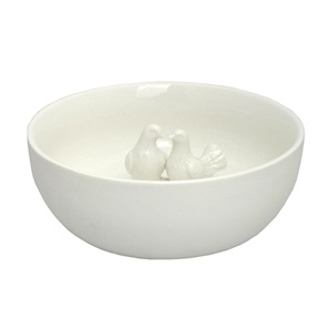 Schaal tortelduifjes