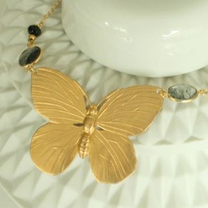 Vlinder Icarus ketting
