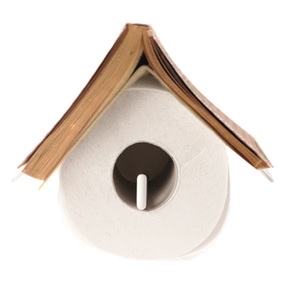 Toiletrol&boek houder