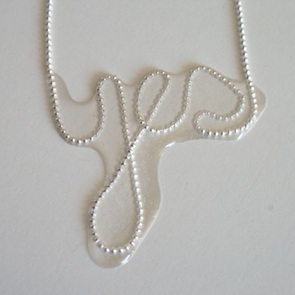 Yes ketting  Zilver