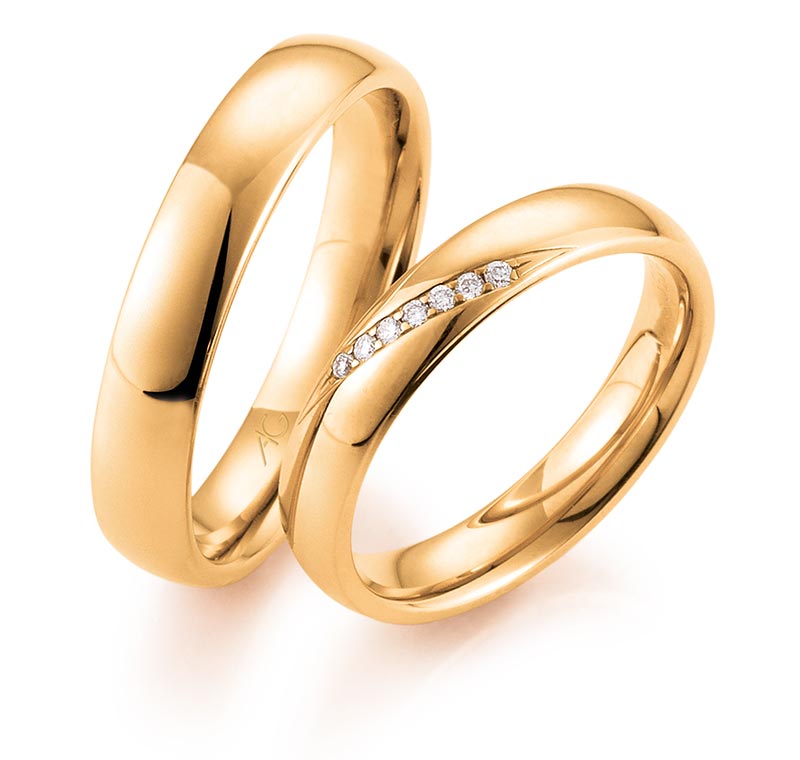 rose gouden trouwringen rose gouden trouwringen
