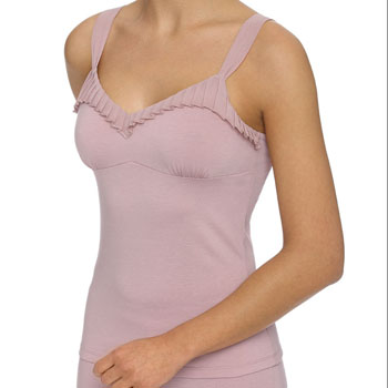 Siesta Spaghetti Top Chiffon Mauve