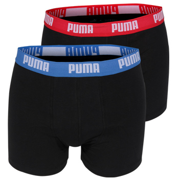 Puma Boxershort 2-Pack Rood/Blauw Rood/Blauw