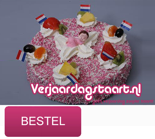 Geboortetaart meisje