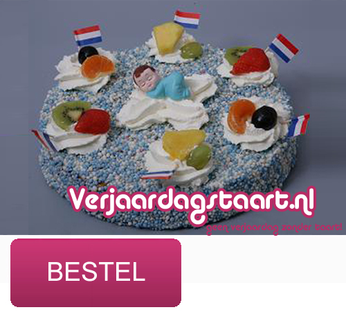 Geboortetaart jongen