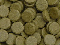 Tablets with 6% spirulina