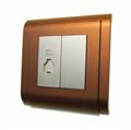 Wanddoos voor telefoonaansluiting