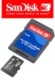 Sandisk Micro SDHC 2GB + SD Adapter