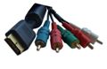 PS2 / PS3 HDTV Kabel (gold)