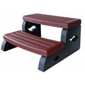 Kunststof trapje Durastap II Mahogany