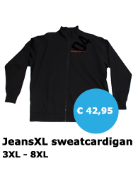 JeansXL - grote maten heren sweatcardigan - Mister Big