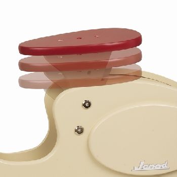 Houten retro Scooter Vanillie verstelbaar zadel