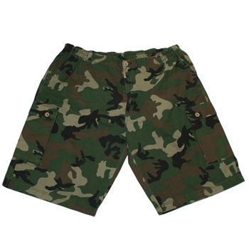 522 Camouflage twill bermuda