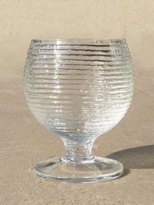 Multicolor drinkglas transparant