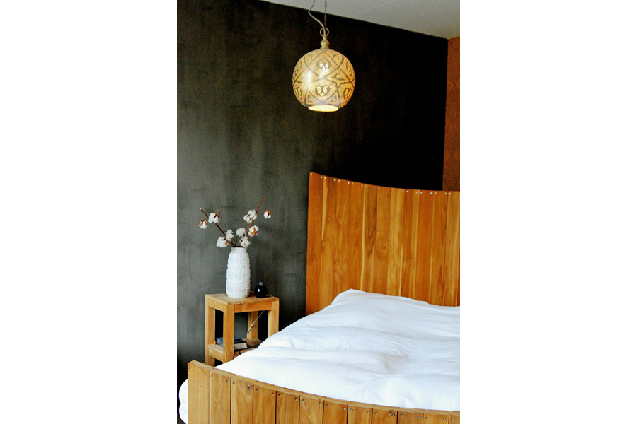 Oosterse hanglamp in slaapkamer Slaapkamer arabische stijl