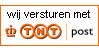 Wij versturen met TNT Post
