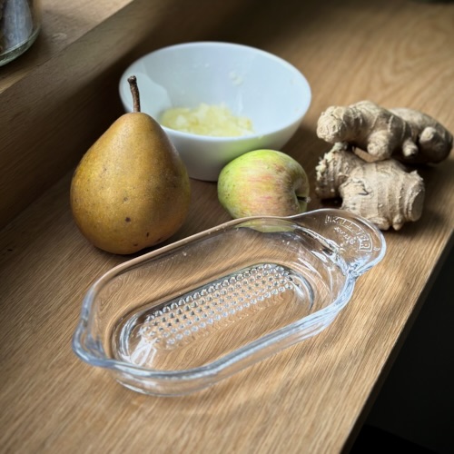 Multifunctionele rasp glas