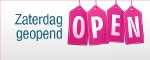 zaterdag geopend