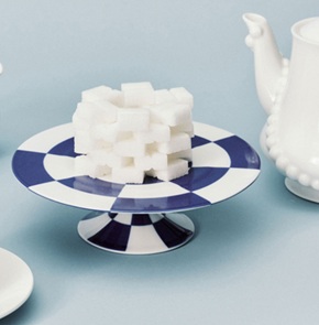 Plateau Blue White