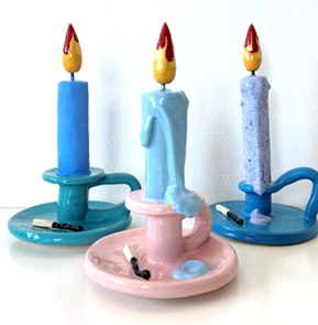Eternal Candle pink-blue