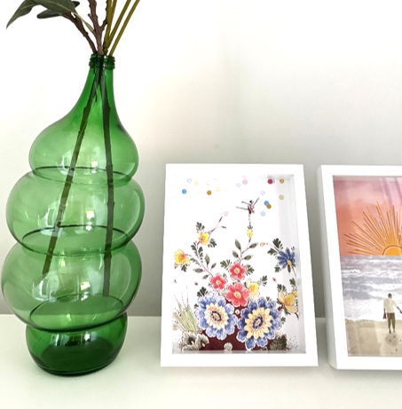 Kunstwerkje Lach,zing en dans