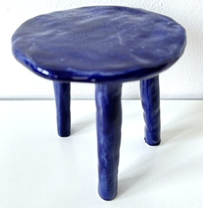 Mini tafel M blauw