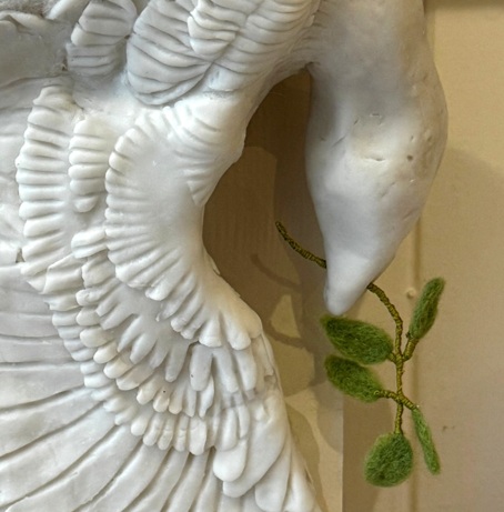 Dove of peace- not in my backyard