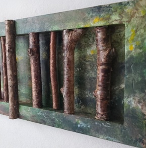 Walk in the woods kunstwerk