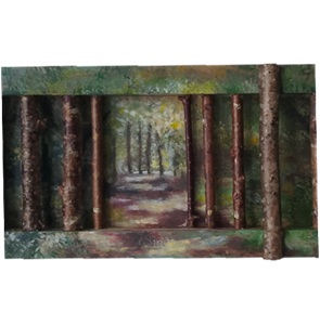 Walk in the woods kunstwerk