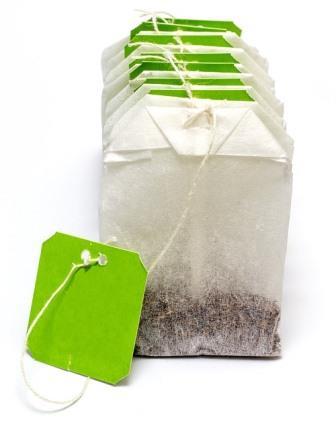 Theezakjes groene thee
