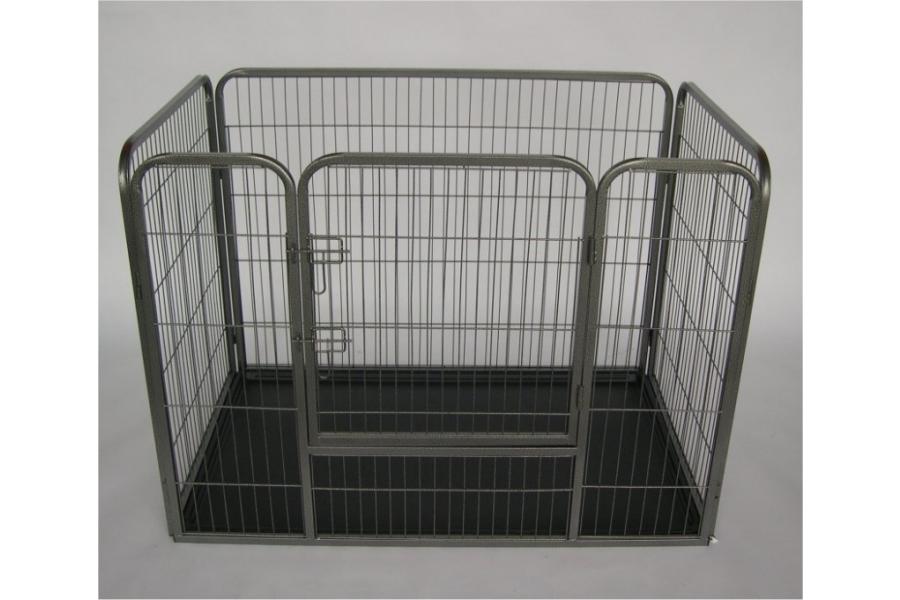 luxe binnen hok voor grote konijnen zoals vlaamse reuzen en franse hangoren.