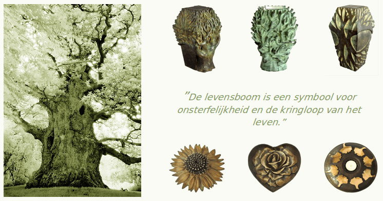 De Levensboom urnen, urn