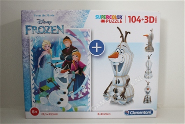 Disney Frozen From the Movie 3D 104 stukjes vanaf 6 jaar