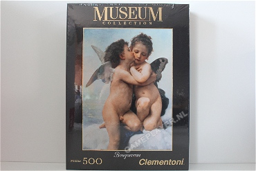 Clementoni Legpuzzel De Eerste kus The First Kiss Museumcollectie Collector Item 500 stukjes Bouguereau
