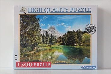 Clementoni Puzzel Blauw Meer 1500 Stukjes High Quality