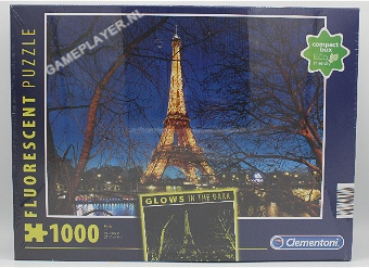 Clementoni legpuzzel glow in the dark Parijs Eiffeltoren by Night