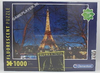 Clementoni legpuzzel glow in the dark Parijs Eiffeltoren by Night