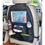 Auto organizer met tissue- & tablethouder - Altabebe - Zwart