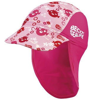 Baby UV zonnepetje Beco Sealife roze