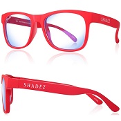 Beeldschermbril volwassene Shadez - Blue Light - Rood