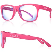 Beeldschermbril - Gamebril kind Shadez - Blue Light - Roze